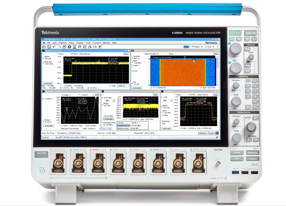 全新軟件發(fā)布！泰克MSO6B高性能示波器融合5G NR分析功能