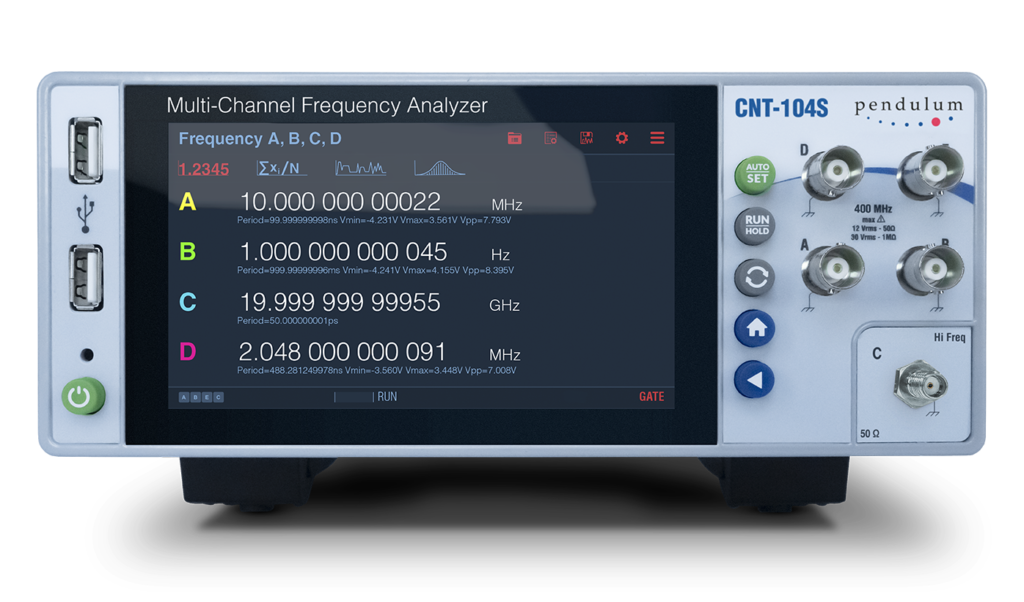 pendulum CNT-104S系列多通道頻率分析儀