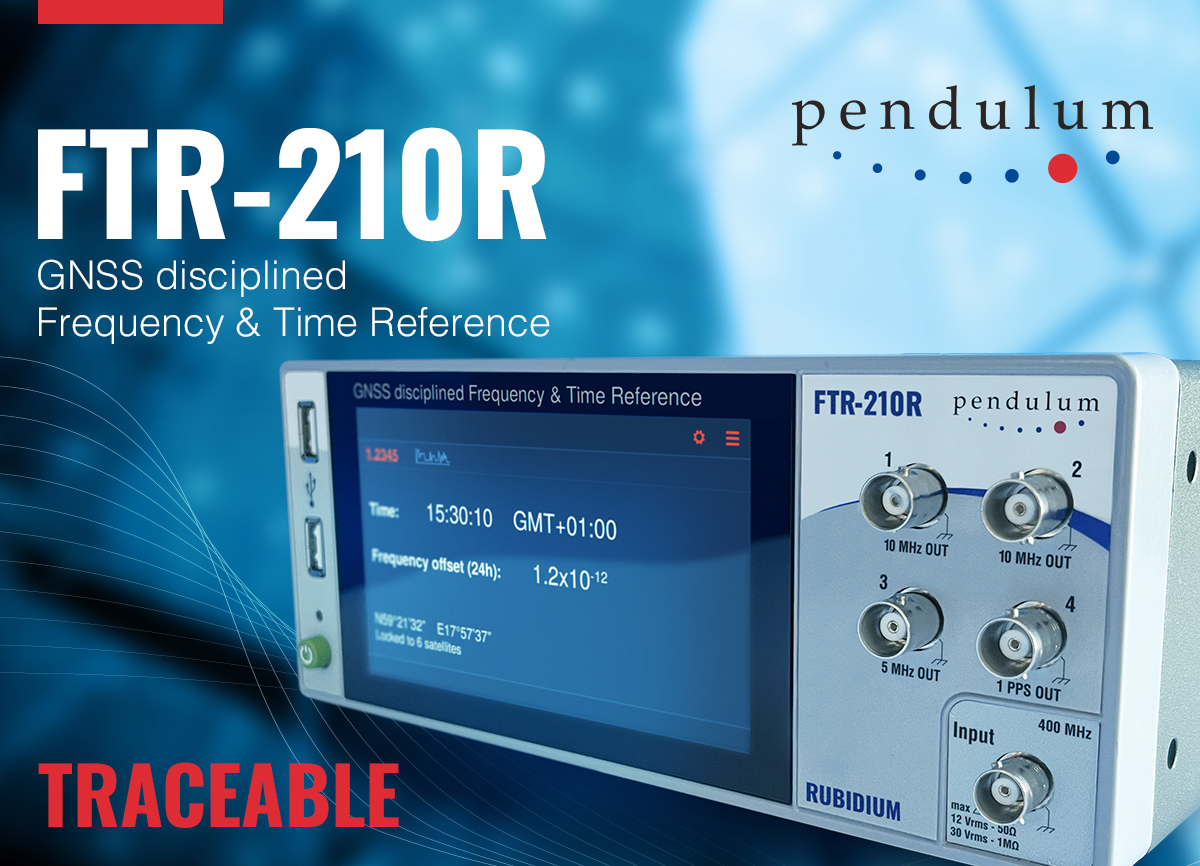 Pendulum最新推出全新可溯源UTC的GNSS馴服銣原子鐘頻率和時(shí)間基準(zhǔn)榮獲2024年軍事+航空航天電子創(chuàng)新獎(jiǎng)銀獎(jiǎng)
